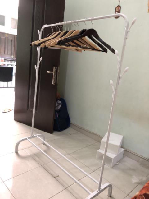 Rak Gantungan Baju Multifngsi/stand Hanger/topi Baju Tas Jaket