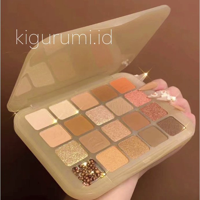 DIKALU 20 Colors Korean Eyeshadow Chestnut Matte Waterproof Pallete XX048