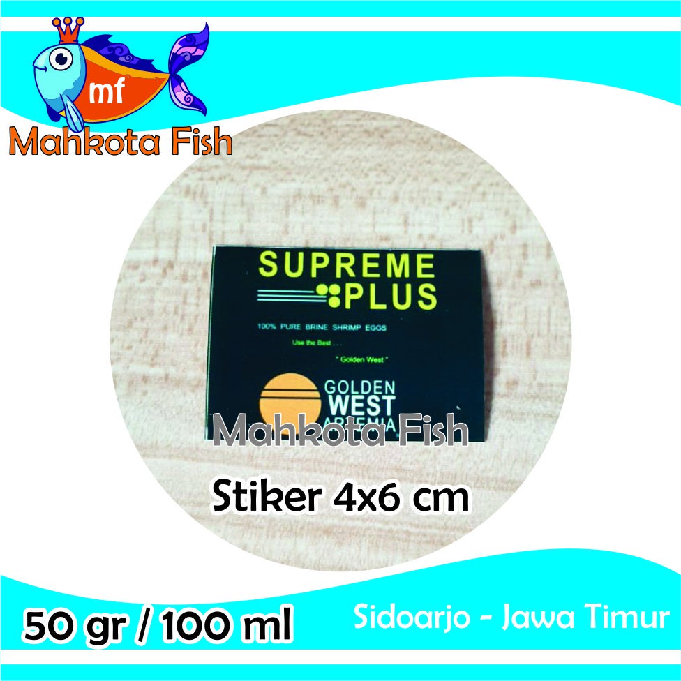 Botol Artemia Supreme Plus | Botol Repack 50 gr / 100 ml Artemia Supreme Plus