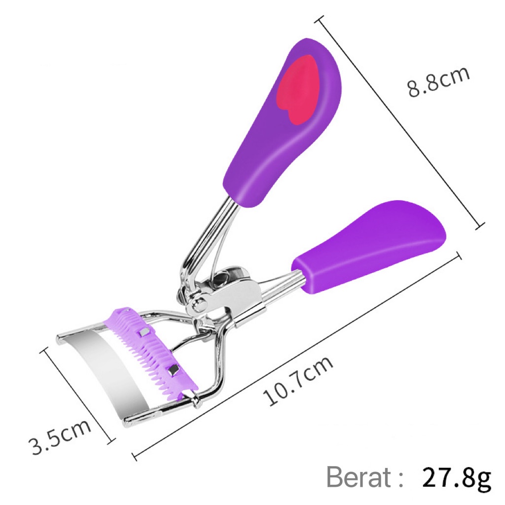 BeautyIsYour Penjepit Bulu Mata Dengan Sisir Eyelash Curler Melentikan Bulu Mata