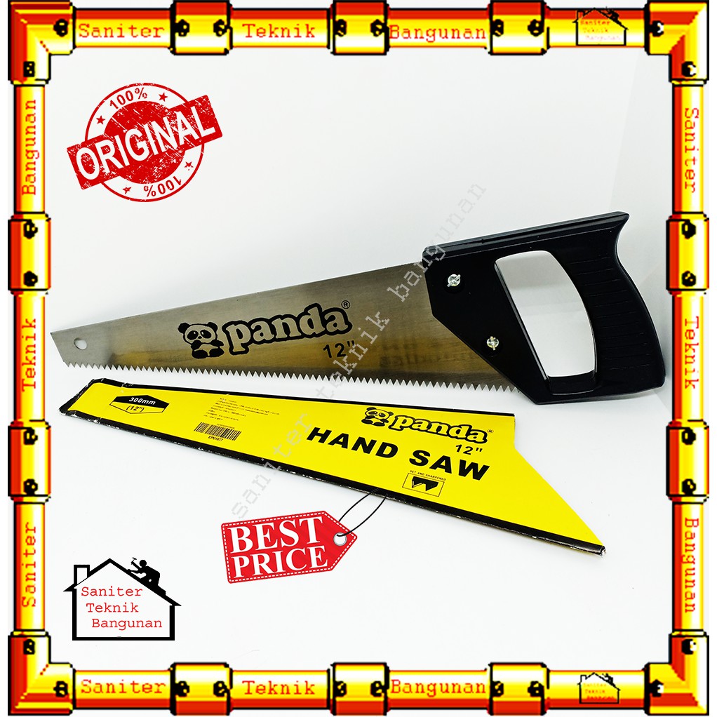 GERGAJI MINI PANDA-HAND SAW-GERGAJI KAYU GAGANG PVC 12 INCH