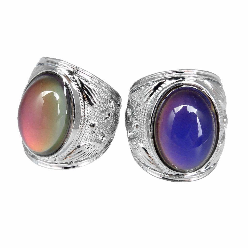 Suyo Mood Ring Ukuran 5-10 Hadiah Fashion Baru Untuk Wanita Gadis Kontrol Suhu