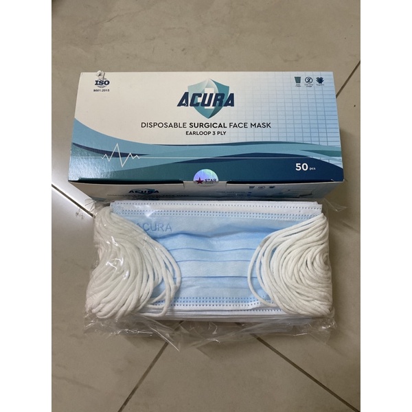 Masker Medis Earloop merk ACURA