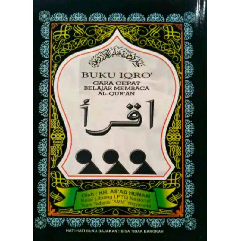 BUKU IQRO BESAR[Cara Cepat Belajar Al-Qur'an] SAMPUL HITAM