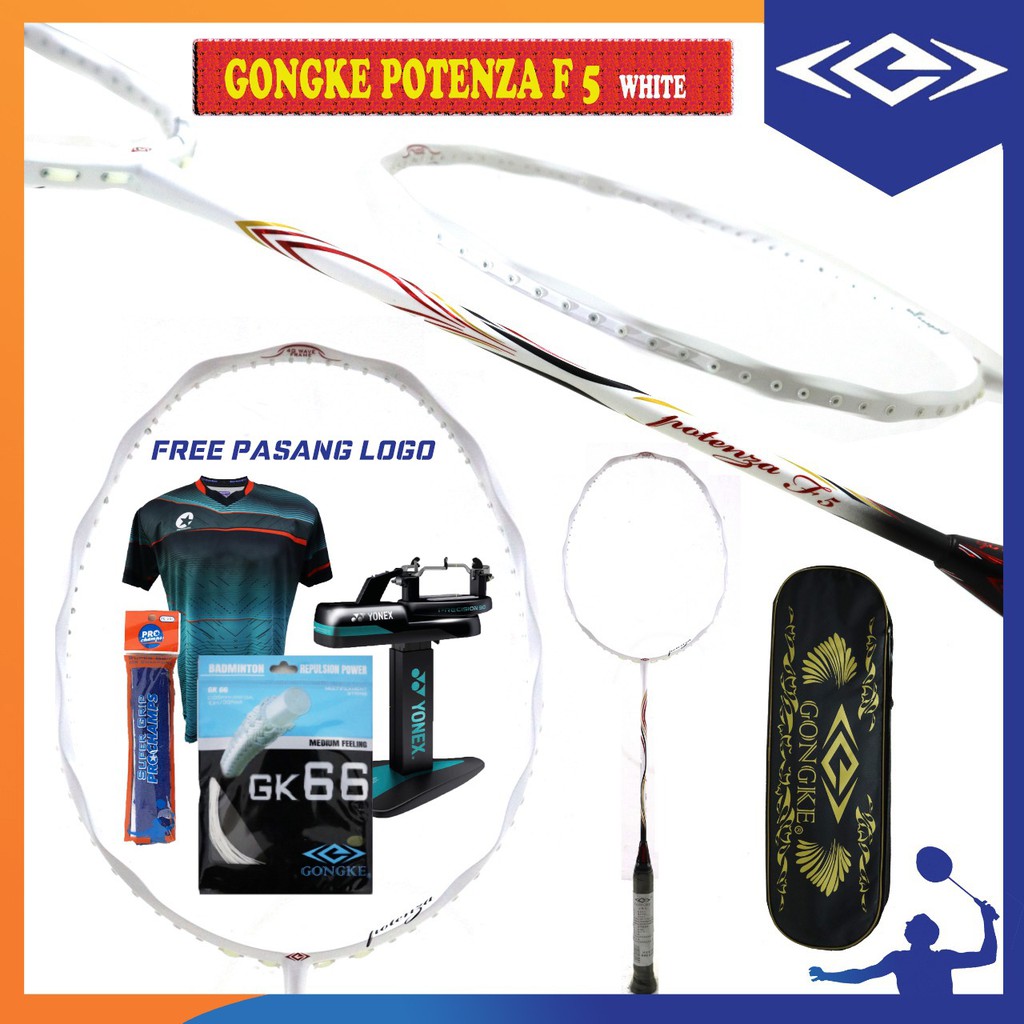 GONGKE POTENZA F20 F30 F25 F35 RAKET BADMINTON ORIGINAL