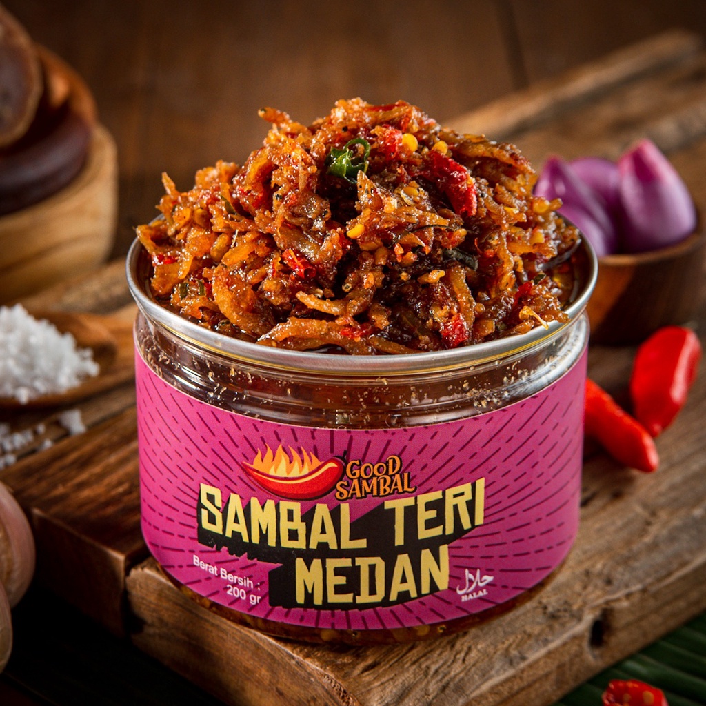 

Sambal Teri Medan 200 Gram / Good Sambel