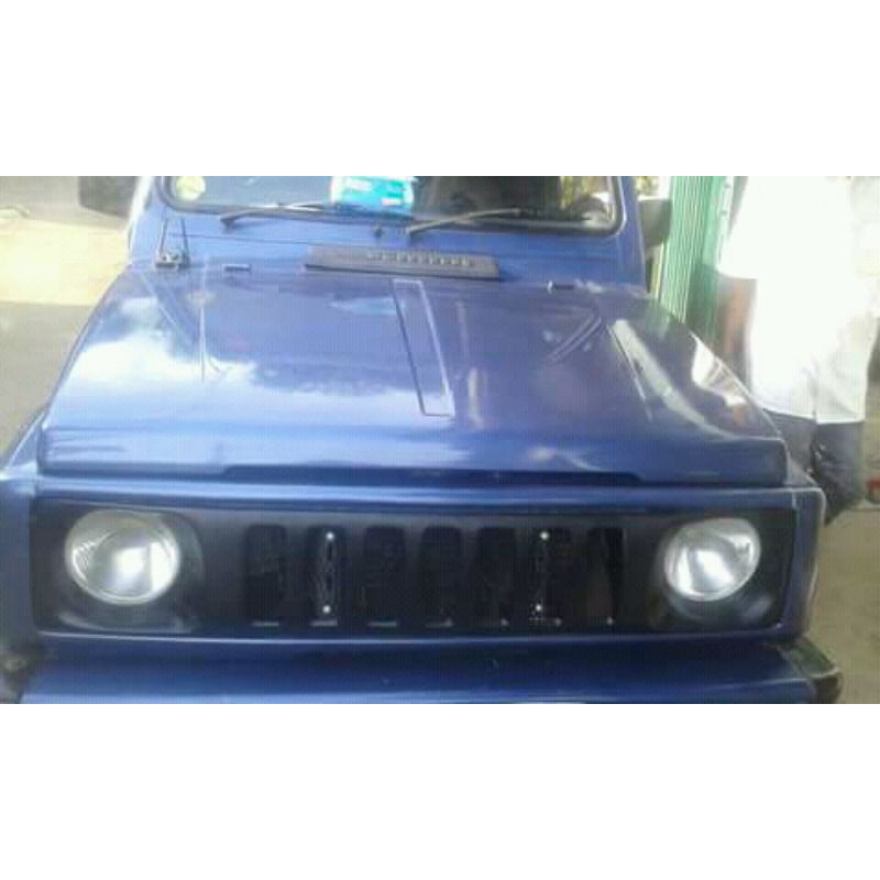 Grill depan suzuki jimny katana lampu bulat hummer custom