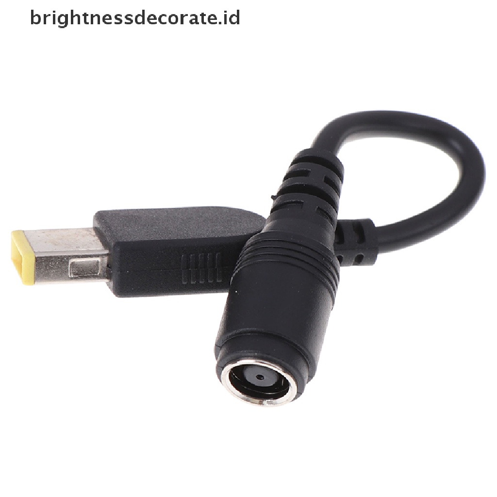 Kabel Adapter Converter Jack Bulat 7.9x5.5 Ke Square Plug End Untuk Lenovo Ibm