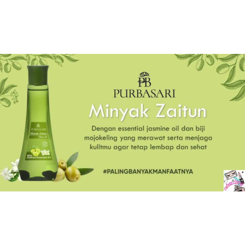 ☃Cutezz_Ching1☃Purbasari Minyak Zaitun Olive Oil