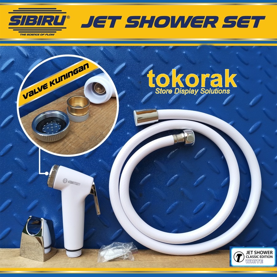 JET SHOWER SET BIDET HEAD CEBOK - SIBIRU SEMPROTAN TOILET CLOSET WC