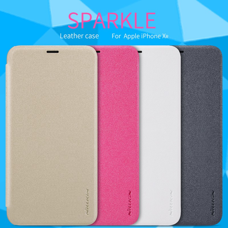 Case Iphone XR NILLKIN Sparkle Leather Casing