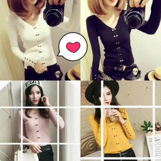 Atasan rajut kancing double import bkk bangkok hk chn Atasan rajut kancing double import bkk bangkok hk chn