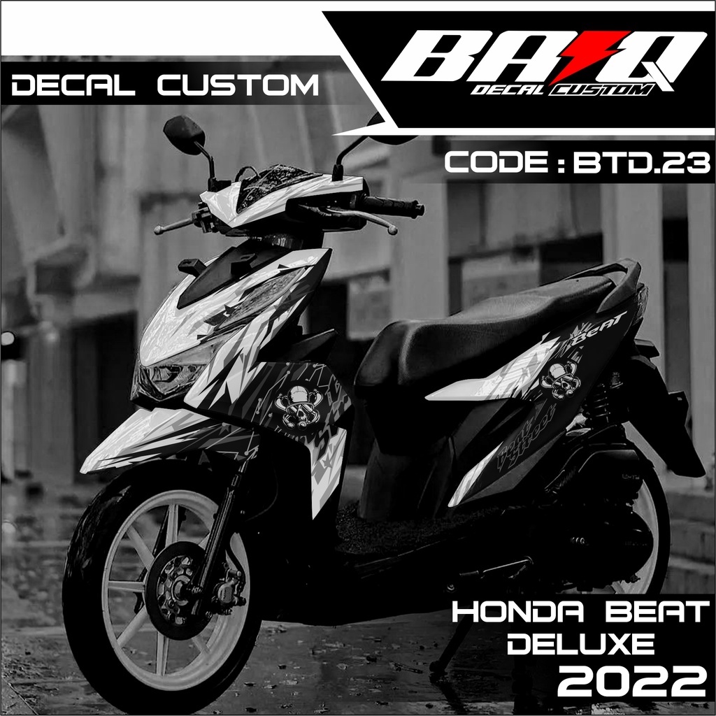 DECAL HONDA BEAT DELUXE 2022 - DECAL BEAT DELUXE 2022 VARIASI PANDA KODE BTD.23