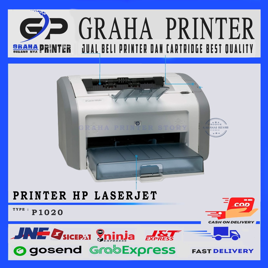 HP LASERJET P1020 | PRINTER P1020 TONER 12A | MURAH BERGARANSI