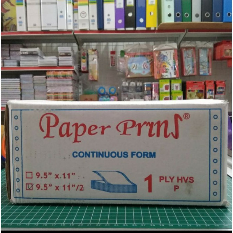 Continuous Form Paperprins 9,5" x 11"/2 1Ply