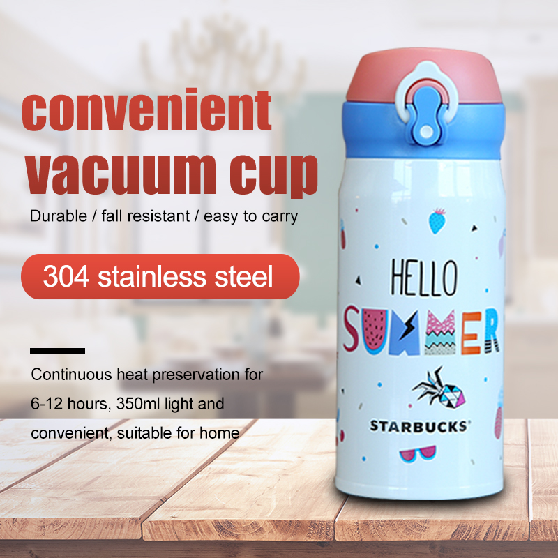 Starbucks Tumbler Botol  Thermos Stainless Steel Tahan Panas Dan 350ML 500ML