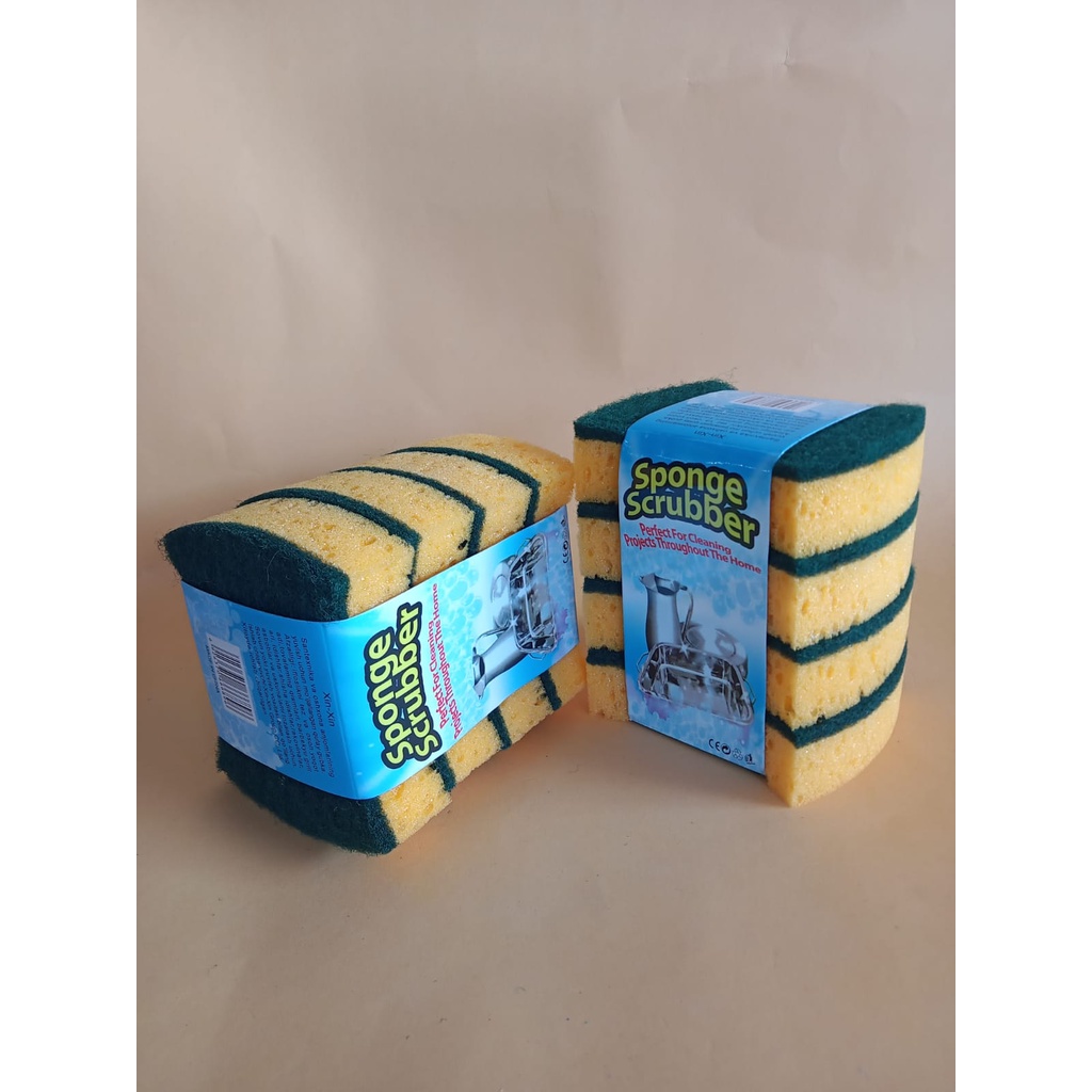 Spon / Sponge Busa Cuci Piring Kasar & Halus 1201