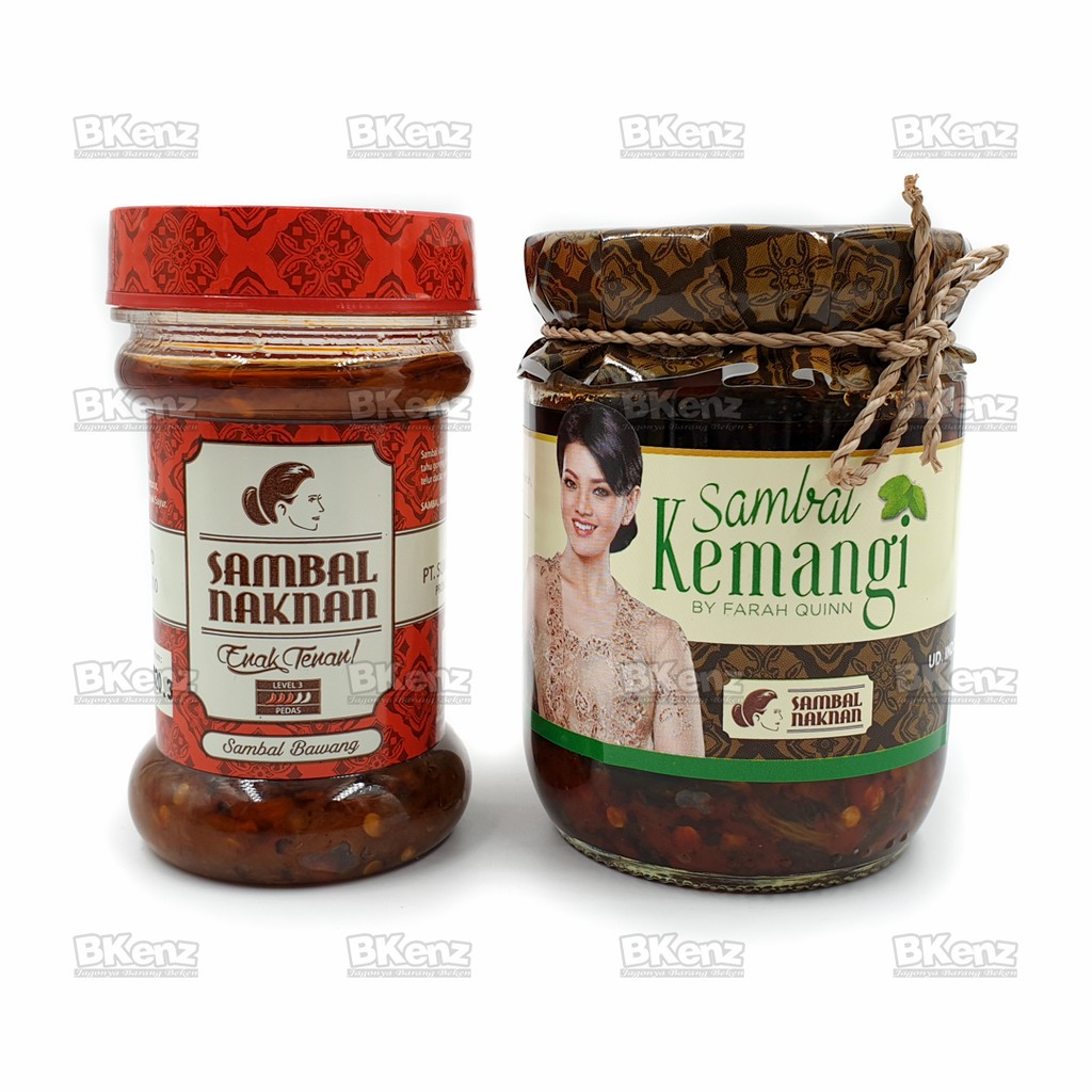 

Paket Naknan Sambal Kemangi by Farah Quinn dan Sambal Bawang Nak Nan Enak Tenan