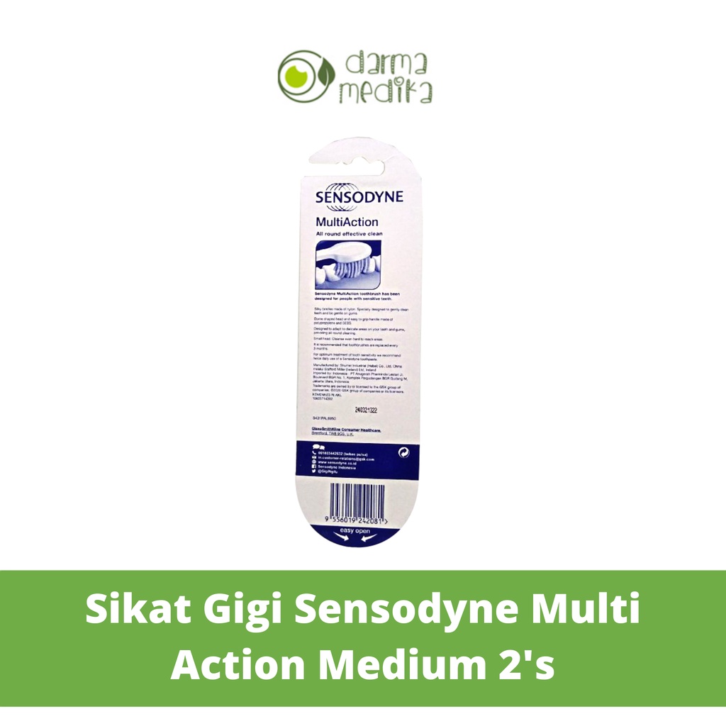 Sensodyne Sikat Gigi Multi Action 2's