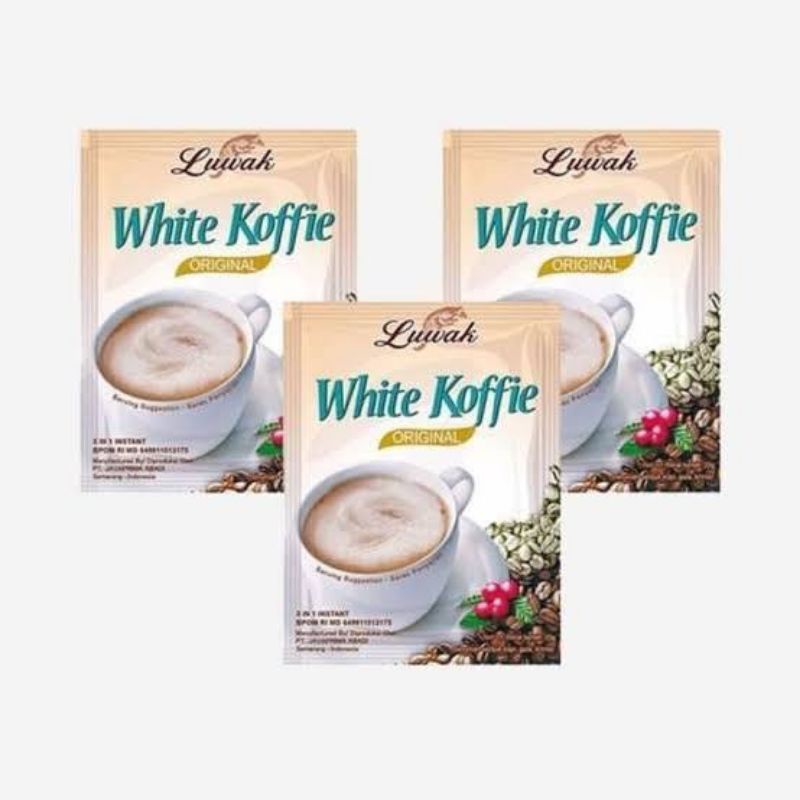 

Luwak White Coffee 20gr / Renceng & Bag