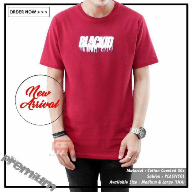 Kaos distro Black Id