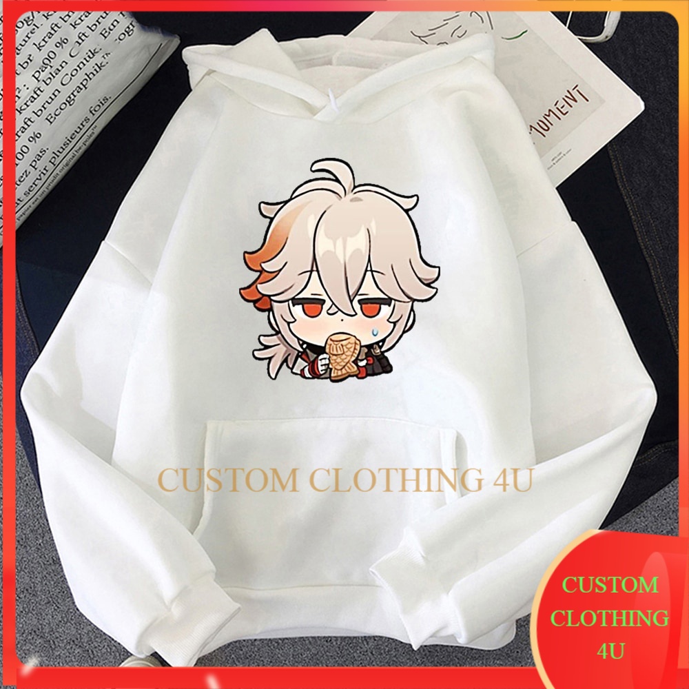 Hoodie Kaedehara Kazuha Pullovers Hoodie Genshin Impact Hodie Anime Jepang