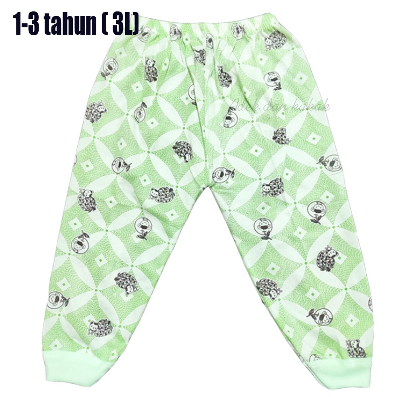 3 pcs- celana panjang bayi buat usia 1- 3 tahun