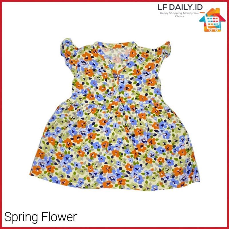 Baju Bayi Cewek 0 6 Bulan sd 1 Tahun | Baju Bayi Cewek Murah-Spring Flower