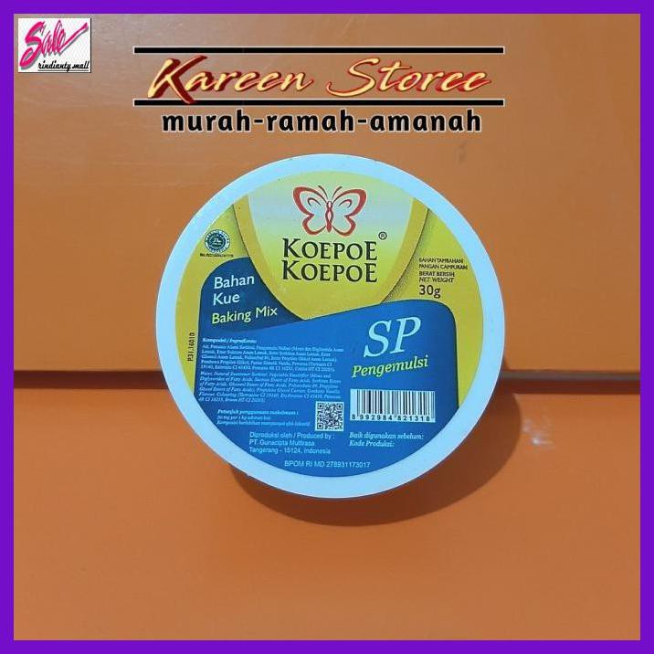 

DERPOWBAKING- EMULSIFIER | SP KOEPOE KOEPOE 30GR -ASLIII.