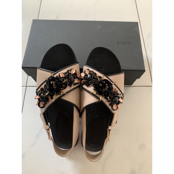 BEST SELLER pvra cavvami nude black size 39