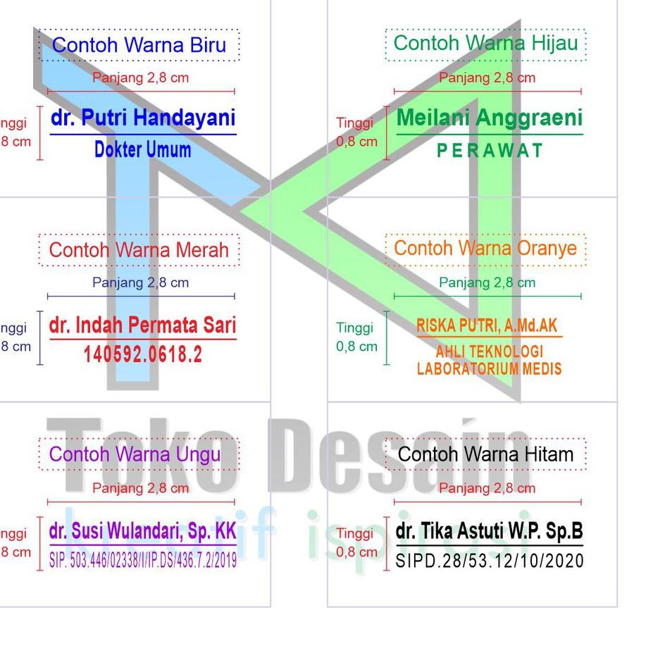 

Recomended.. STEMPEL NAMA |GURU | DOKTER | BIDAN | PERAWAT | SALES | SISWA | NIP | SIP | NAMA dan NOMOR HP