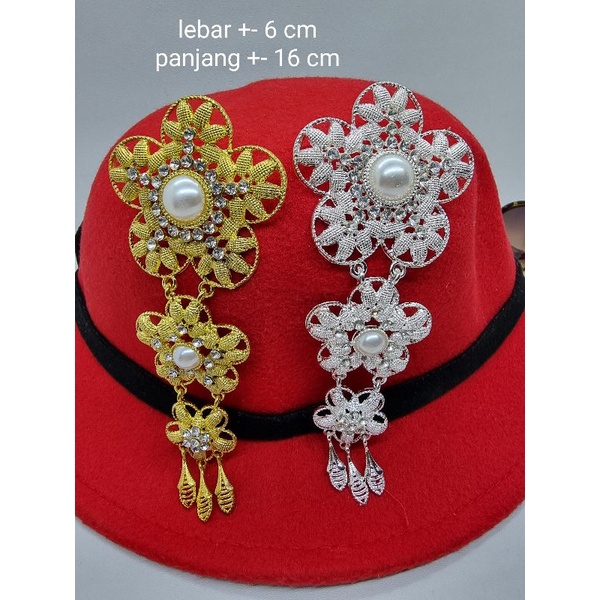 BROSS KEBAYA CANTIK, KUTUBARU, BAHAN PREMIUM  KUALITAS BAGUS BISA BUAT HIJAB