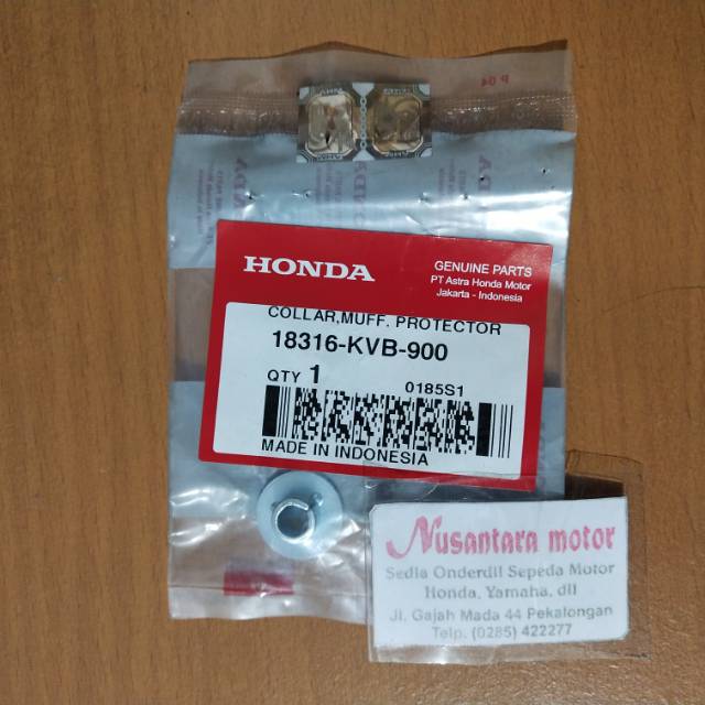 18316-KVB-900 Bos cover tutup knalpot - Collar Muffler Protector Honda AHM