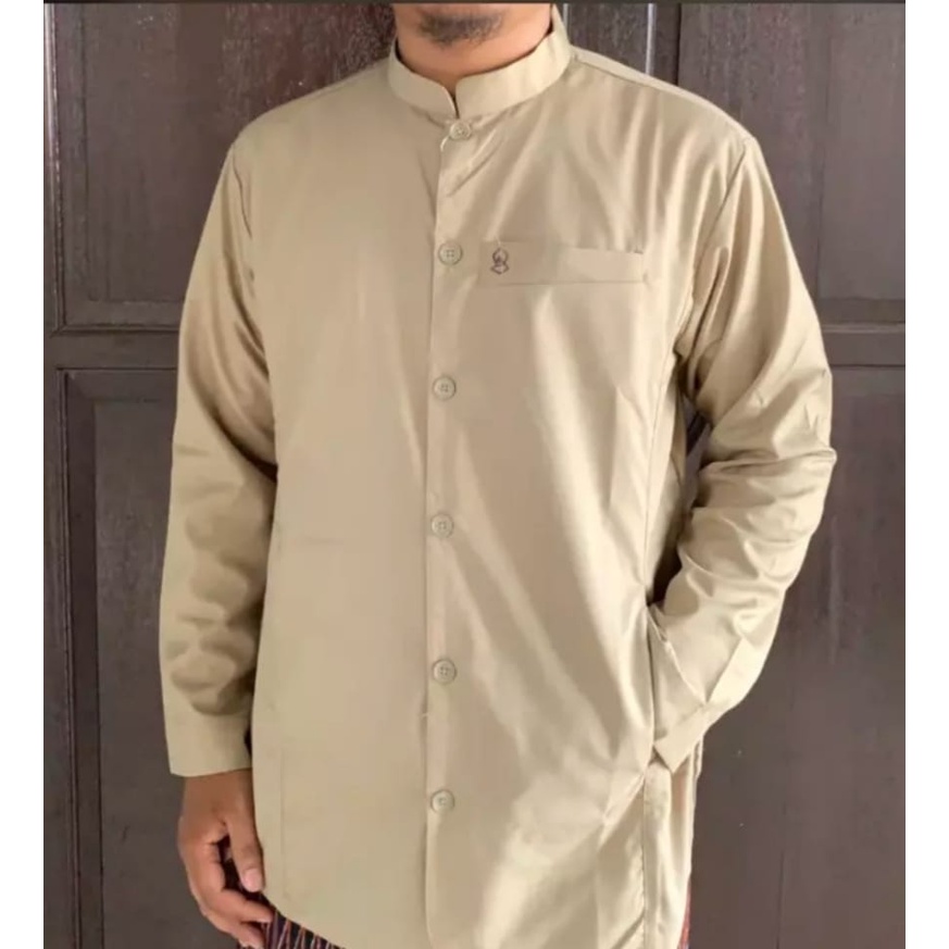 Baju Koko Semi Jas Terompah Al-Mulk Termurah Terlaris Polos