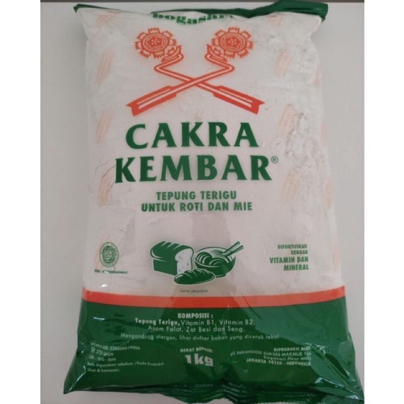 

TEPUNG TRIGU CAKRA KEMBAR 1 KG