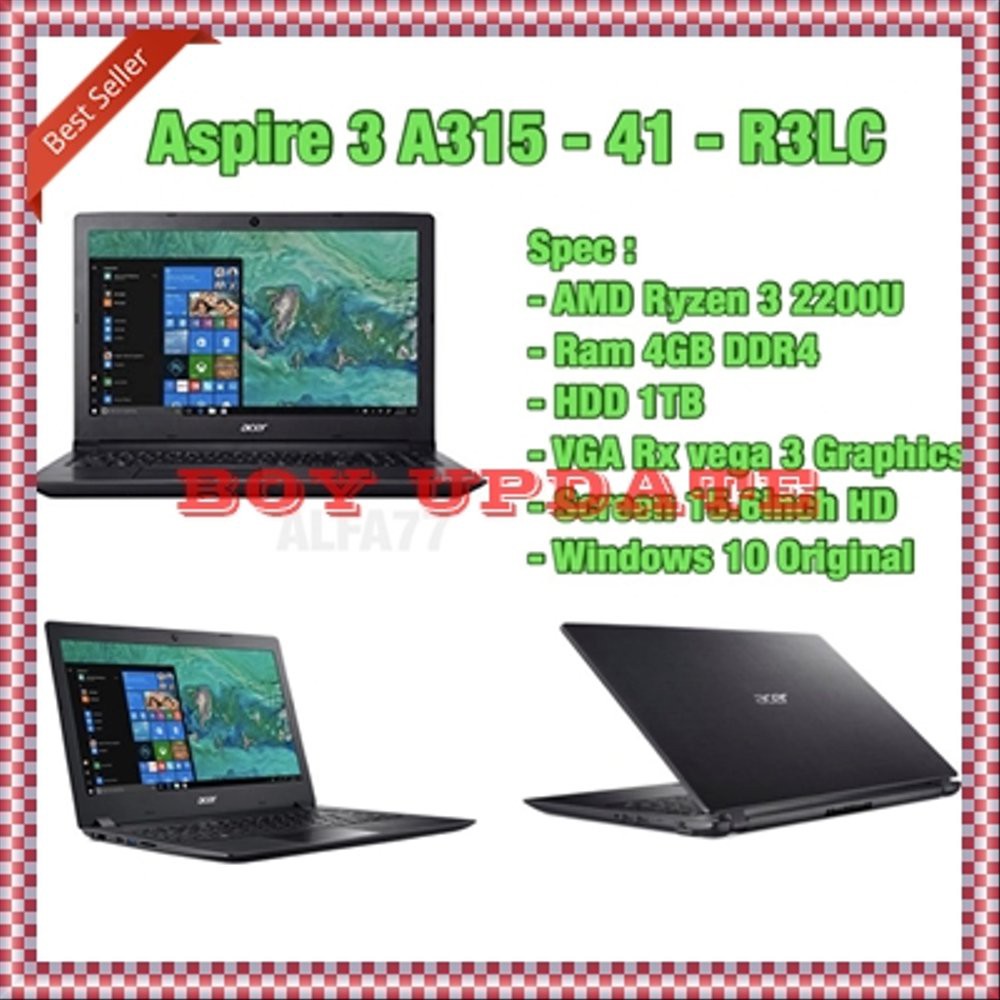 Dijual Laptop Gaming Acer Aspire 3 Murah