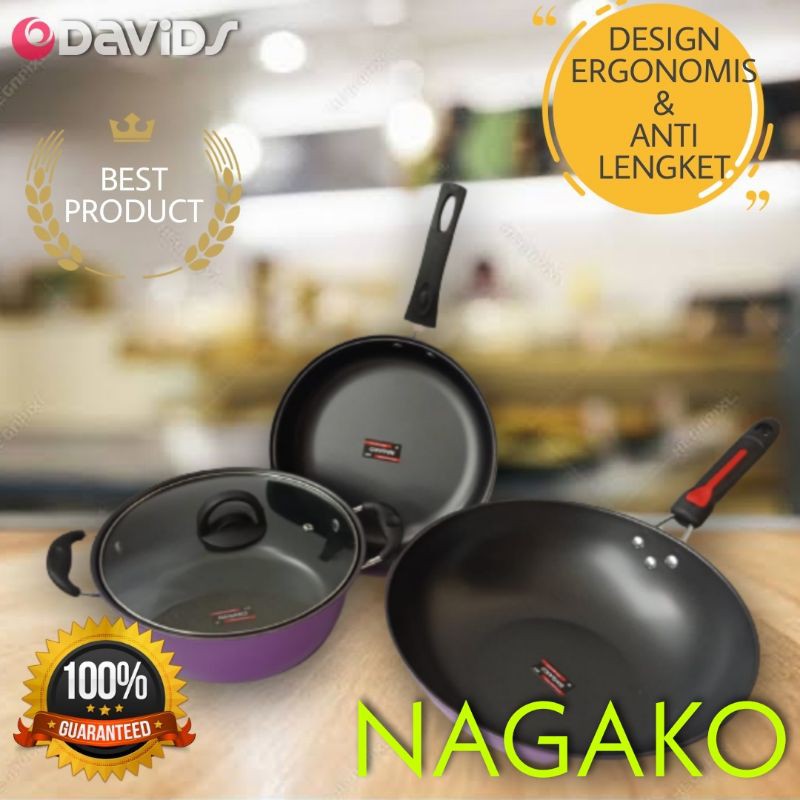 Panci Cookware Set Teflon Anti Lengket Alat Masak