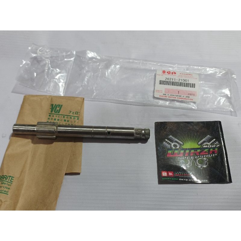 As selahan shaft kick starter Suzuki Satria RU 2Tak original SGP