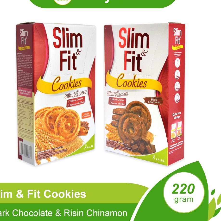 

STAR BRANDS Slim & Fit Cemilan Diet Sehat / Snack Slim Fit Cookies Kue Camilan Diet Rendah Kalori