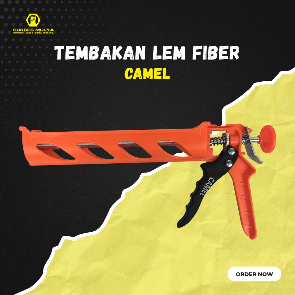 Stang Silent Lubang Sealant Tembakan Lem Kaca Stang Sealant