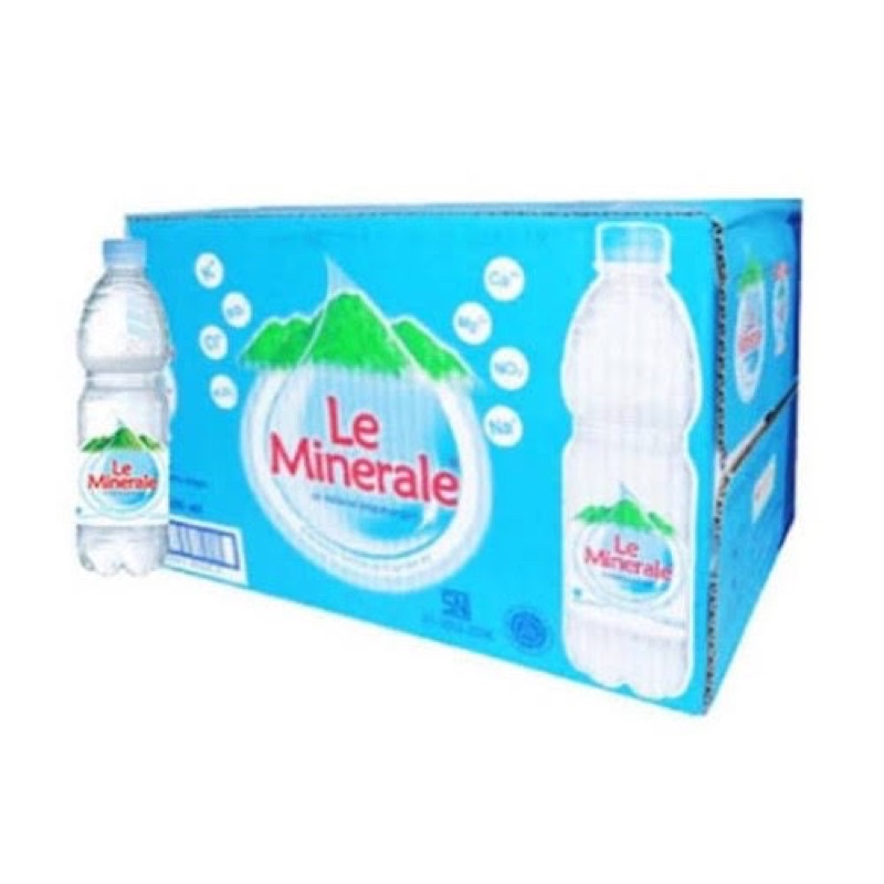 Le minerale 600 ml Air Mineral Botol 1 Dus