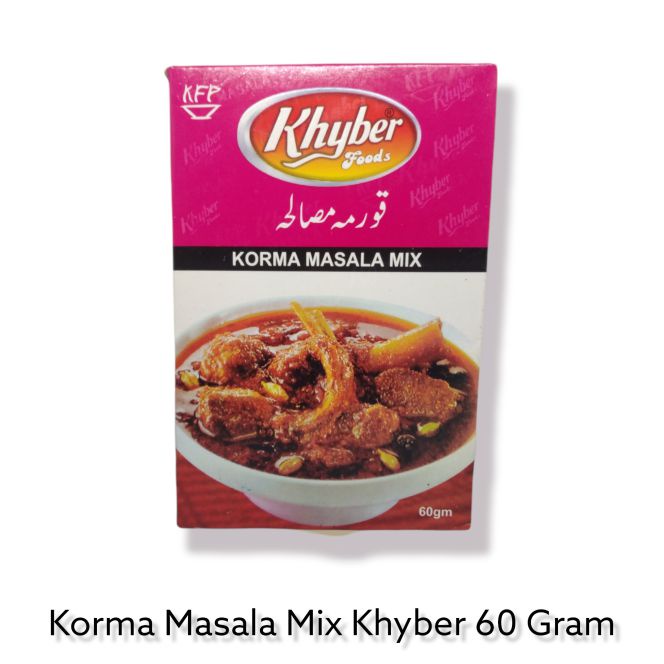

(100% ORI) KORMA MASALA MIX KHYBER 60 Gram 60gr 60g
