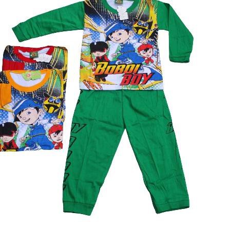 Belanja Mantap.. setelan baju boboiboy/baju tidur boboi boy size 4-26