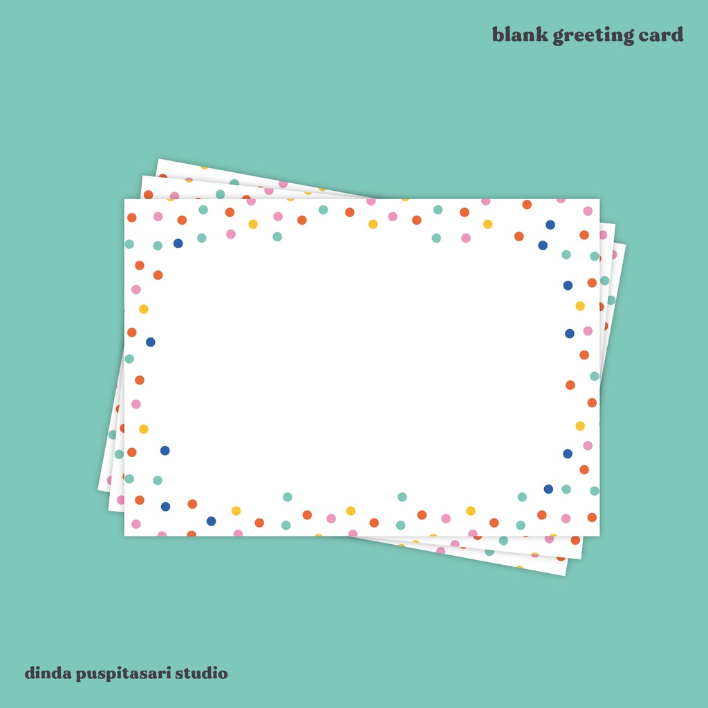 

HIP HIP HOORAY FLAT NOTES GREETING CARD