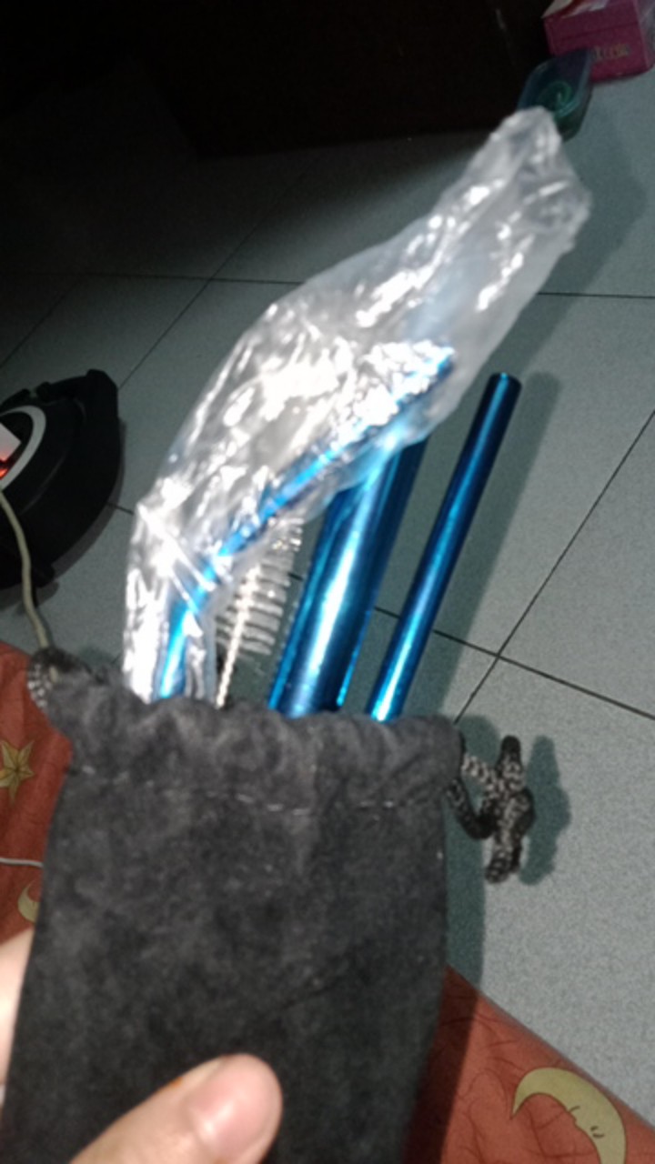 Sedotan Stainless Steel 5in1