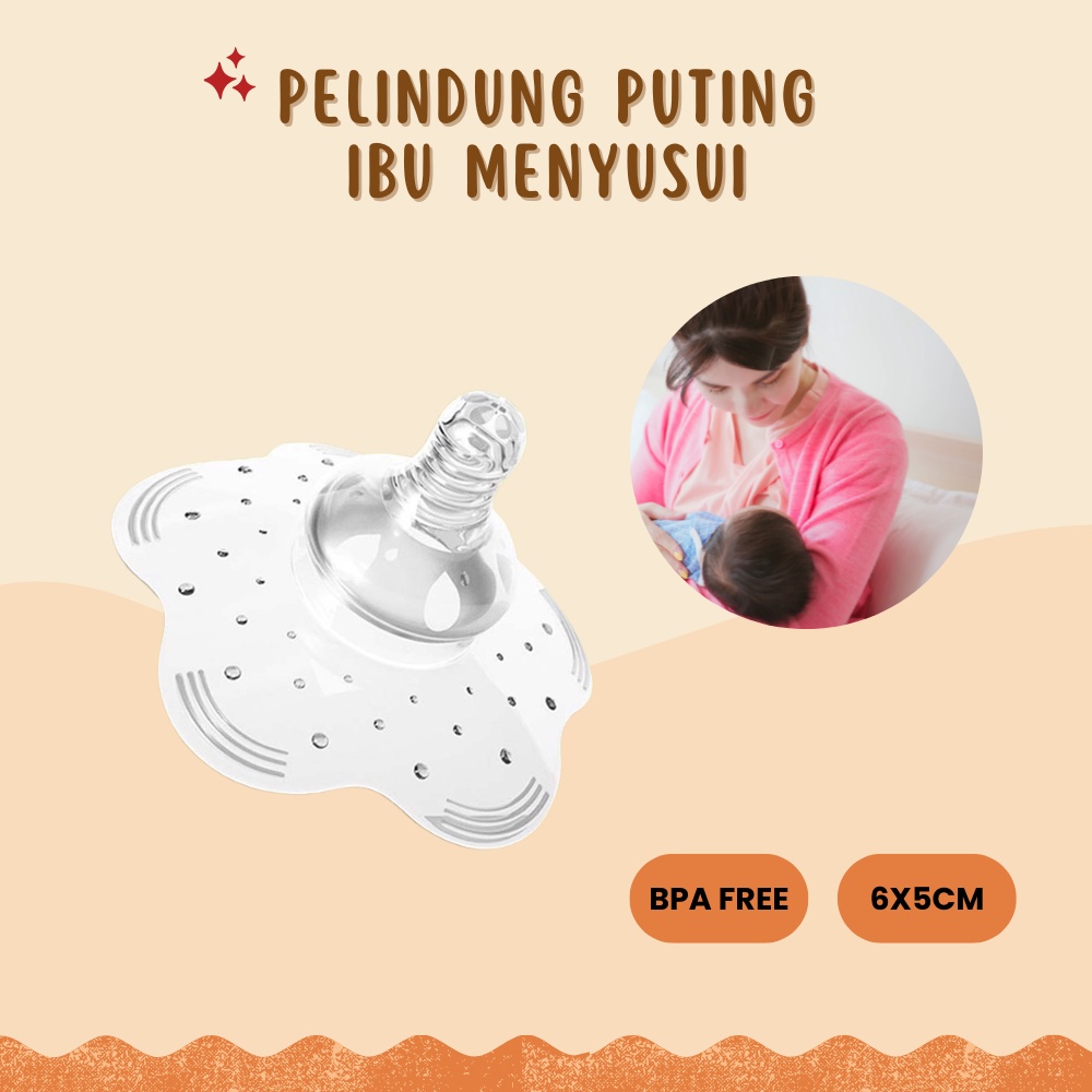 Pelindung Puting Susu Ibu Menyusui Lecet BPA FREE Nipple Cover Silicon Menyusui Pelindung Puting Silikon Ibu Menyusui Murah Peralatan Ibu Menyusui