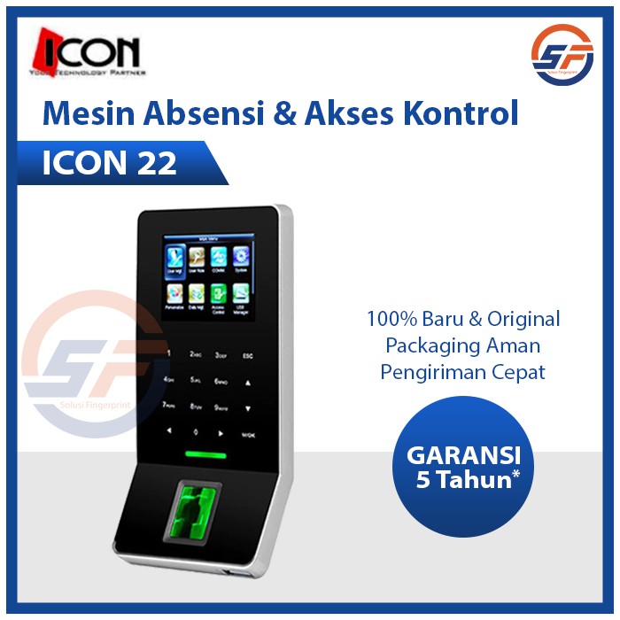 Mesin Absen &amp; Akses Kontrol ICON 22 Include Modul Proxi Mesin Absensi