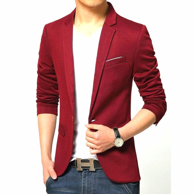Jas blazer merah/blazer merah marun /Jas marun /Jas pria marun