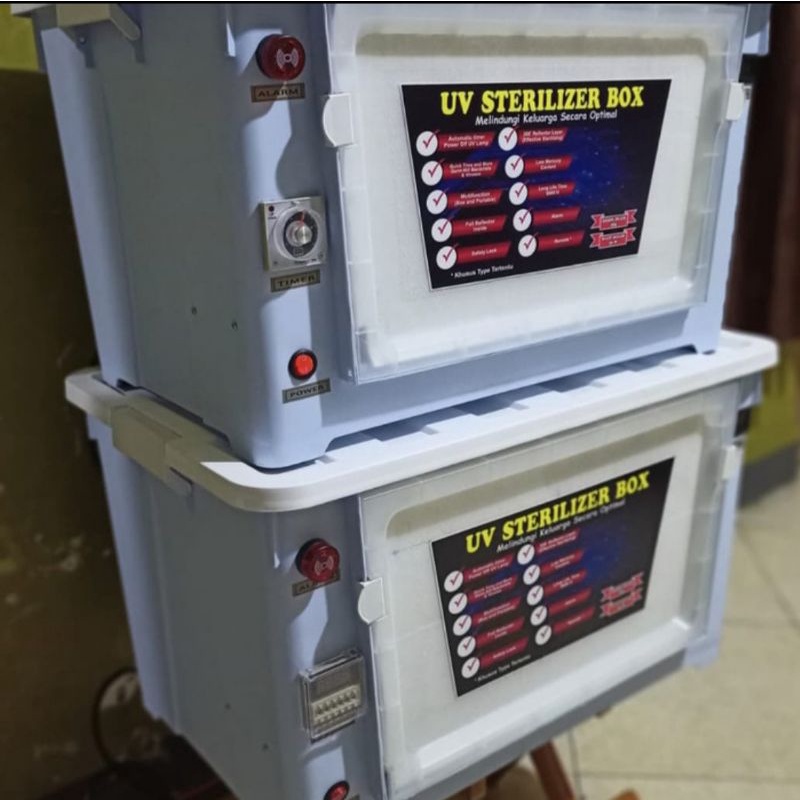 Box Steril Ultraviolet C UV C Ozon 36 W Barang Makanan Minuman Buah Sayuran Cegah Covid Hidup Sehat