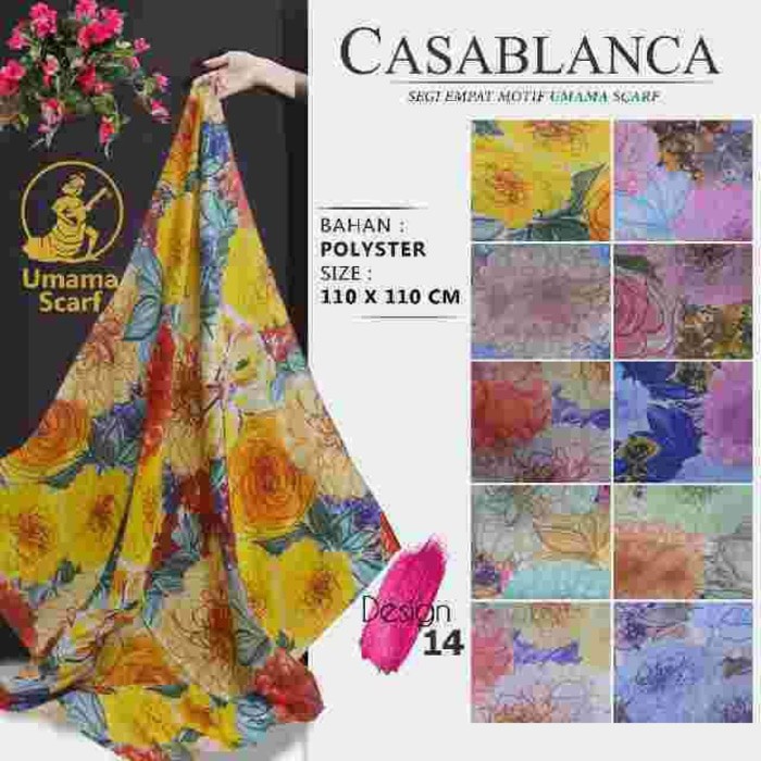 Jual SEGIEMPAT UMAMA / JILBAB FLOWER / SEGI4 PARIS MOTIF / HIJAB SCARF
